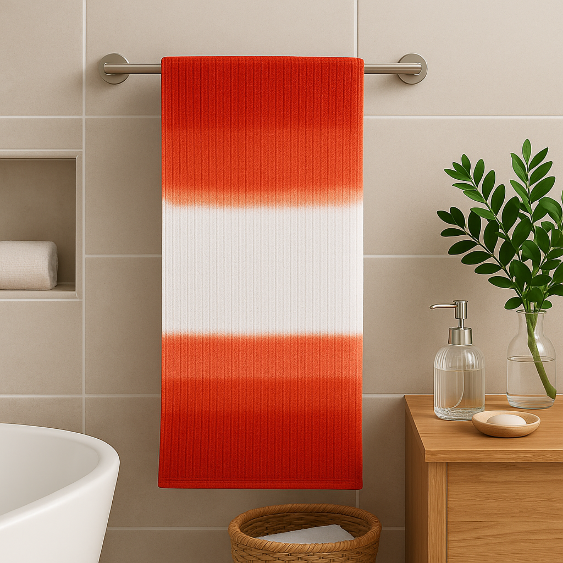 Happie Dayz pure cotton 100% - Waffle Towel (red)