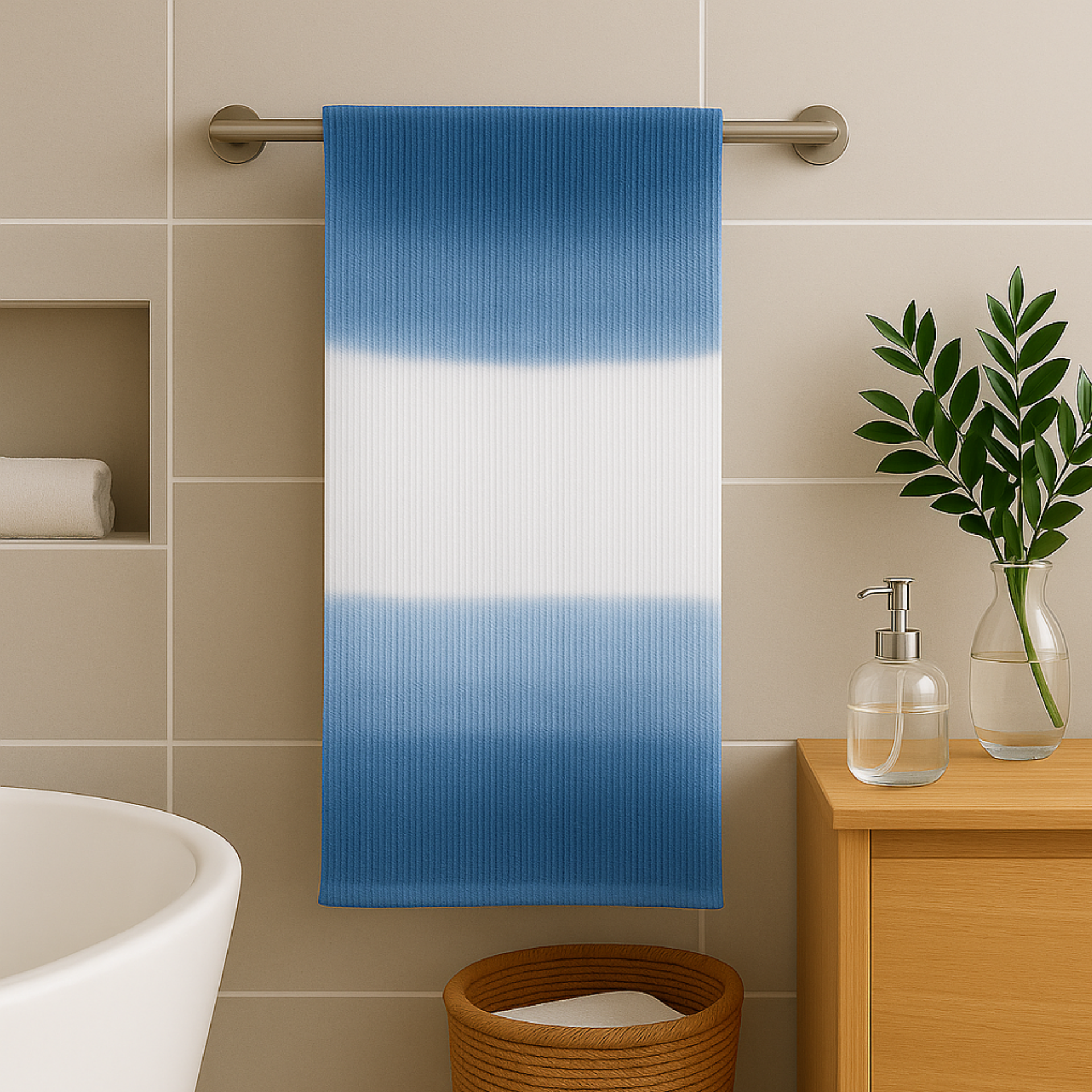 Happie Dayz pure cotton 100% - Waffle Towel (blue)
