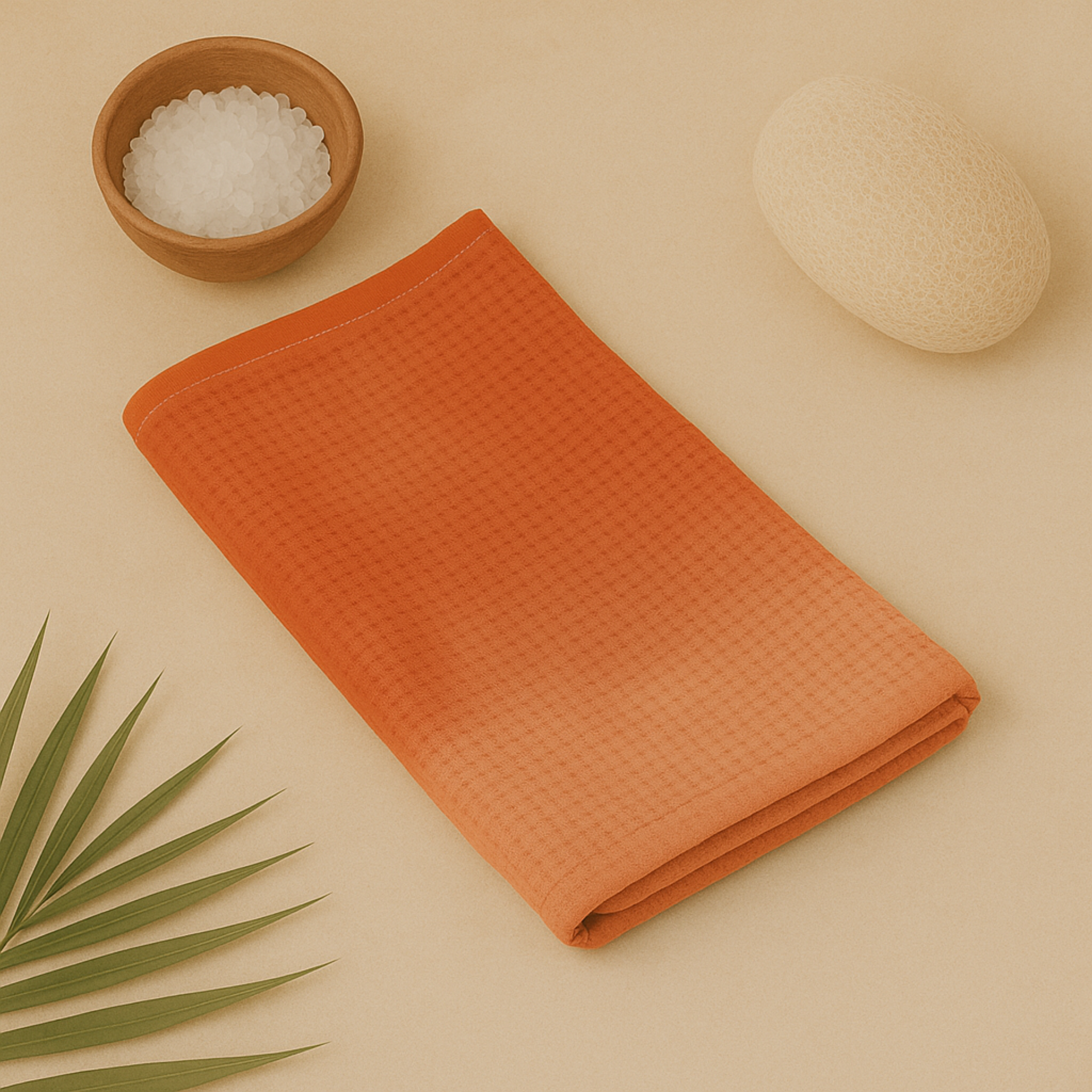 Happie Dayz pure cotton 100% - Waffle Towel (red)